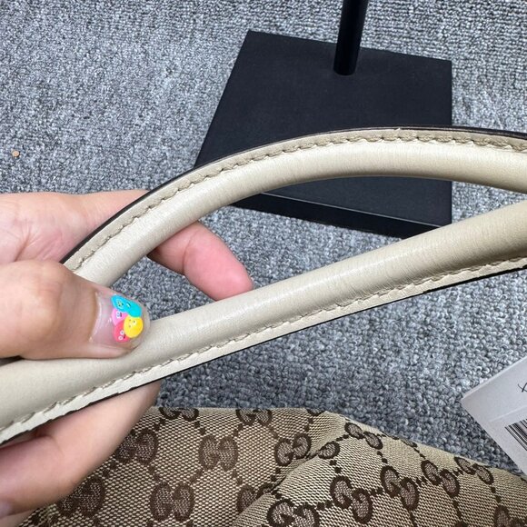 Gucci Sukey Canvas Leather Shoulder Bag 475-080725 - Picture 9 of 15